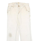 CARHARTT Womens Cotton Blend Beige Classic Straight Trousers W30 L30 Workwear