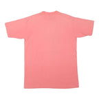 PSI Womens Pink Cotton Blend T-Shirt L Short Sleeve Crew Neck Casual Wear