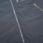 TIMBERLAND Mens Blue XL Jacket Polyester Blend Plain Zip Outdoor Casual