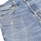CARHARTT Mens Jeans Blue Slim Skinny Denim Light W29 L32 Cotton Blend Button