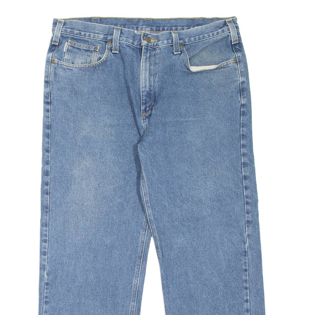 CARHARTT Workwear Mens Jeans Blue Relaxed Tapered W40 L30