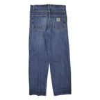 CARHARTT Mens Regular Fit Straight Leg Denim Medium Wash W32 L28 Workwear Jeans