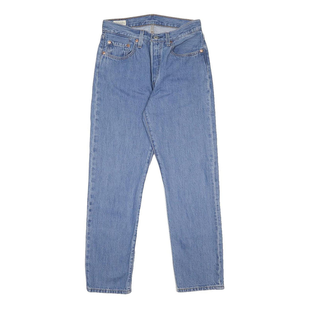 LEVI'S 501 Big E Womens Jeans Blue Regular Straight Denim Medium W26 L28 Classic