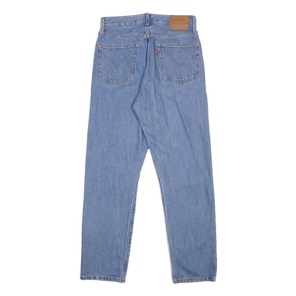 LEVI'S 501 Big E Womens Jeans Blue Regular Straight Denim Medium W26 L28 Classic