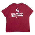NIKE Oklahoma Mens T-Shirt Red USA XL