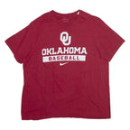 NIKE Oklahoma Mens T-Shirt Red USA XL