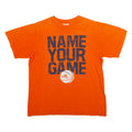 ADIDAS Mens T-Shirt Orange L