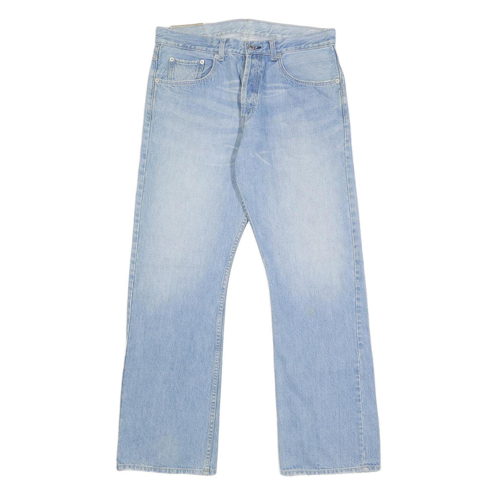 LEVI'S Mens Jeans Blue Regular Straight Denim Light W34 L32 Classic Button Fly