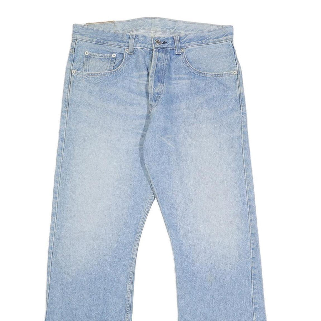 LEVI'S Mens Jeans Blue Regular Straight Denim Light W34 L32 Classic Button Fly