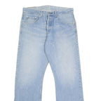 LEVI'S Mens Jeans Blue Regular Straight Denim Light W34 L32 Classic Button Fly