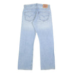 LEVI'S Mens Jeans Blue Regular Straight Denim Light W34 L32 Classic Button Fly