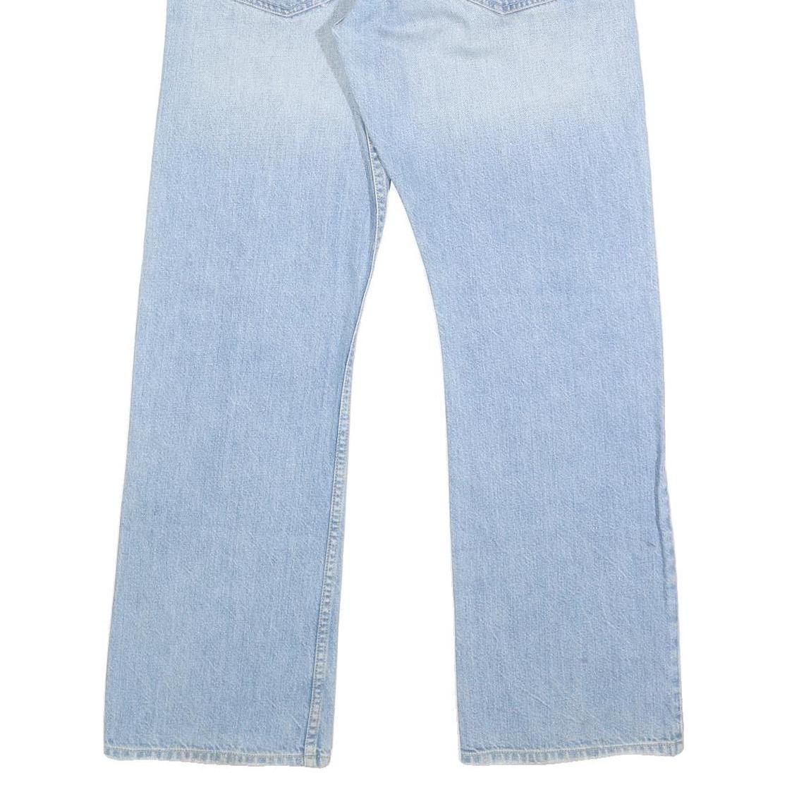 LEVI'S Mens Jeans Blue Regular Straight Denim Light W34 L32 Classic Button Fly