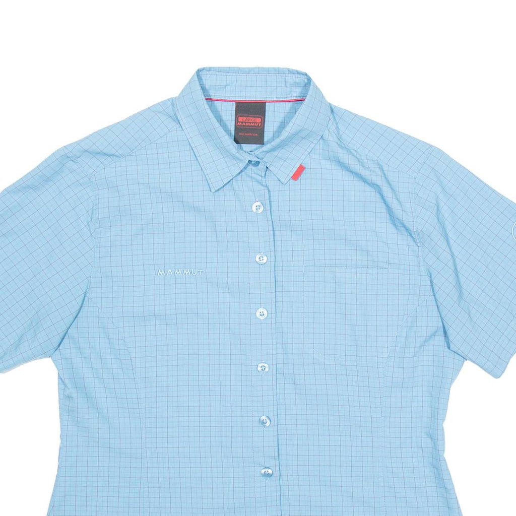 MAMMUT Womens Shirt Blue Check L