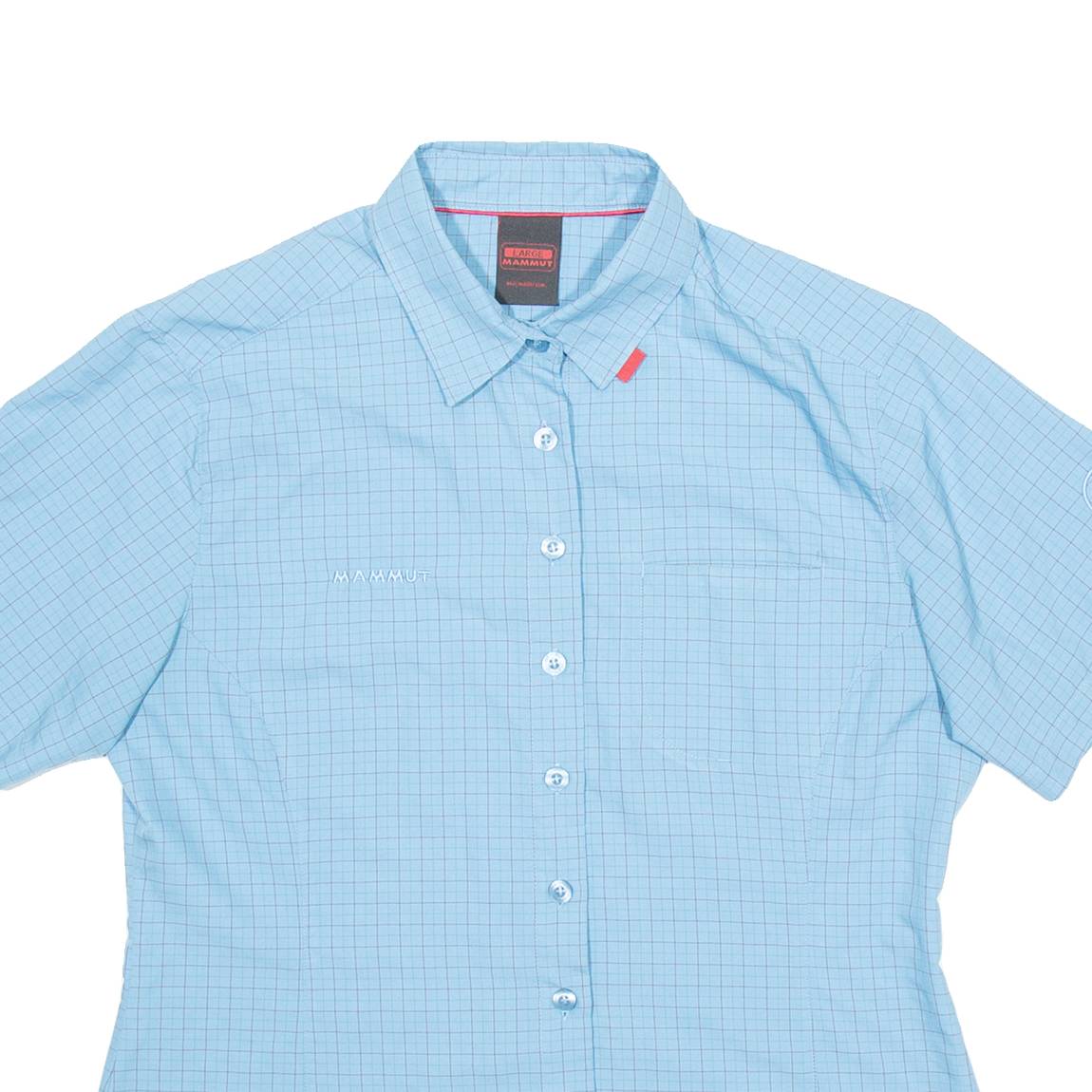 MAMMUT Womens Shirt Blue Check L