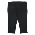 WALLIS Womens Black Regular Fit Straight Leg Cotton Blend Trousers W38 L22