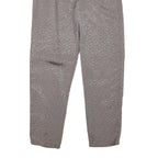 Womens Wool Blend Relaxed Grey Trousers W24 L27 Zip Closure Casual Comfort