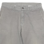DICKIES Mens Shorts Grey Casual Cotton Blend 2XL W34 Workwear Durable