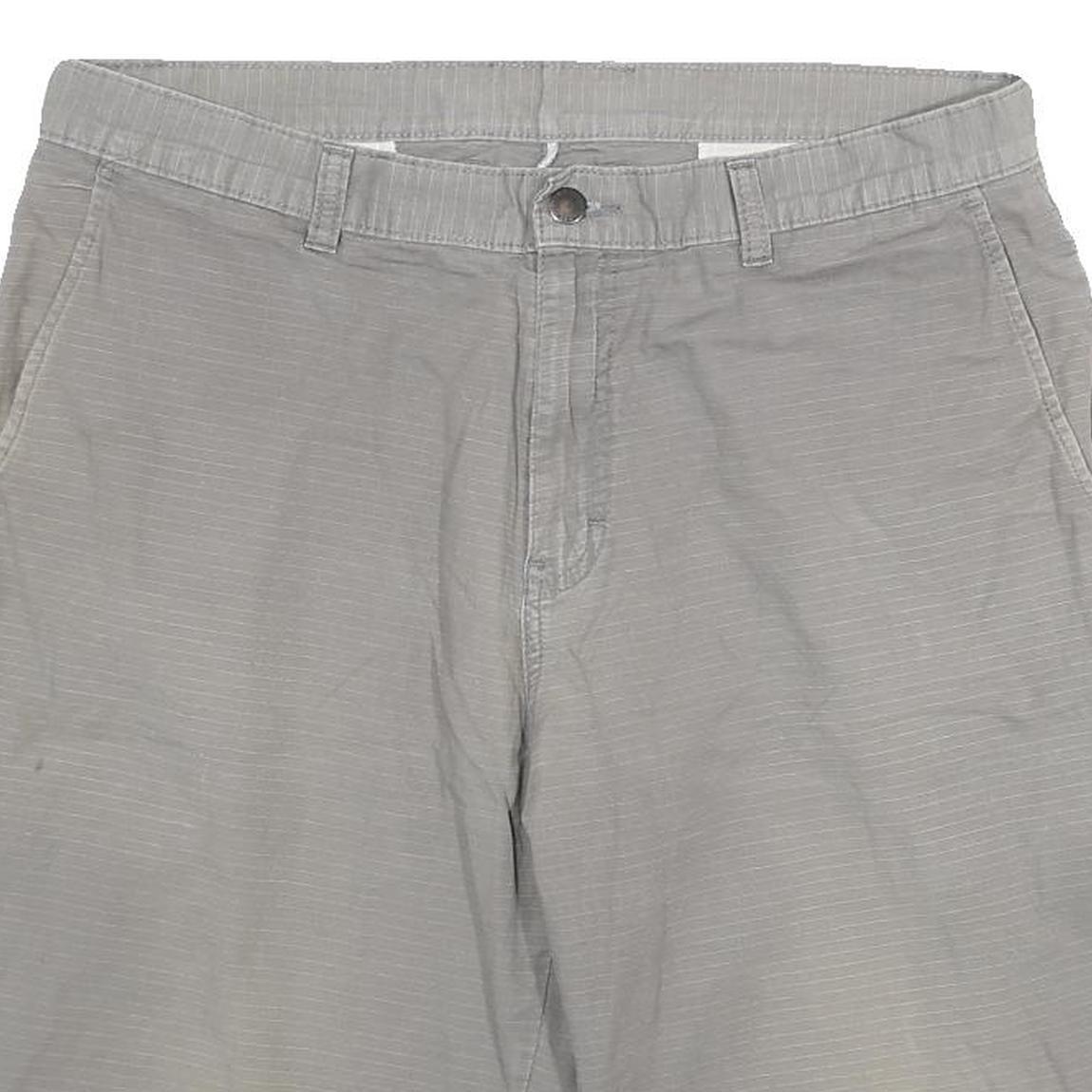 DICKIES Mens Shorts Grey Casual Cotton Blend 2XL W34 Workwear Durable