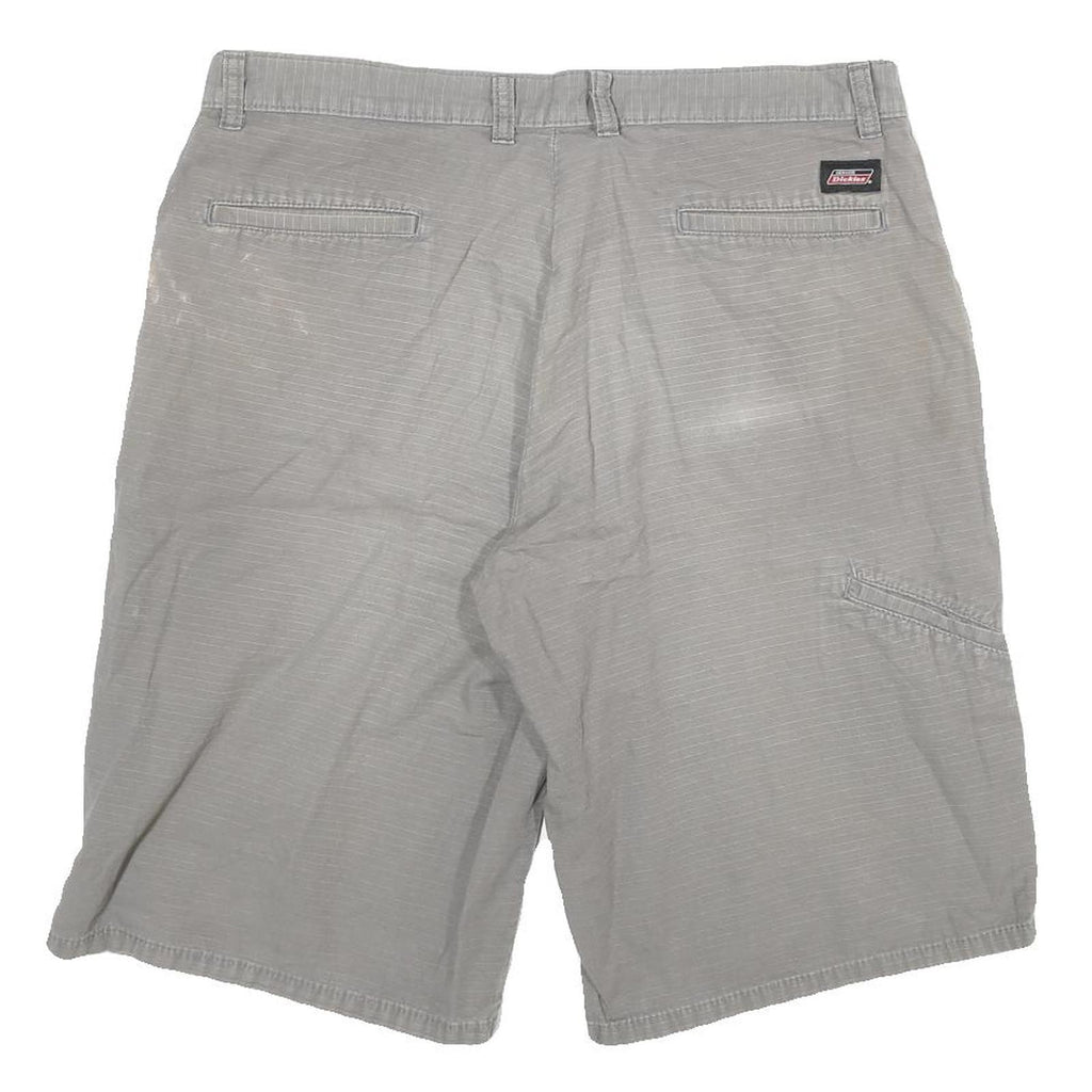DICKIES Mens Shorts Grey Casual Cotton Blend 2XL W34 Workwear Durable