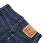 LEVI'S Womens Shorts Blue Denim Casual XXS W24 Distressed Hem