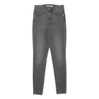 LEVI'S Mile High Big E Womens Jeans Grey Slim Skinny Denim Medium W26 L29