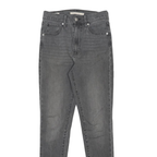 LEVI'S Mile High Big E Womens Jeans Grey Slim Skinny Denim Medium W26 L29