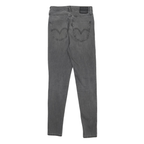 LEVI'S Mile High Big E Womens Jeans Grey Slim Skinny Denim Medium W26 L29