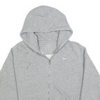 NIKE Womens Grey Pullover Hoodie XL Zip Up Casual Cotton Blend Sweatshirt
