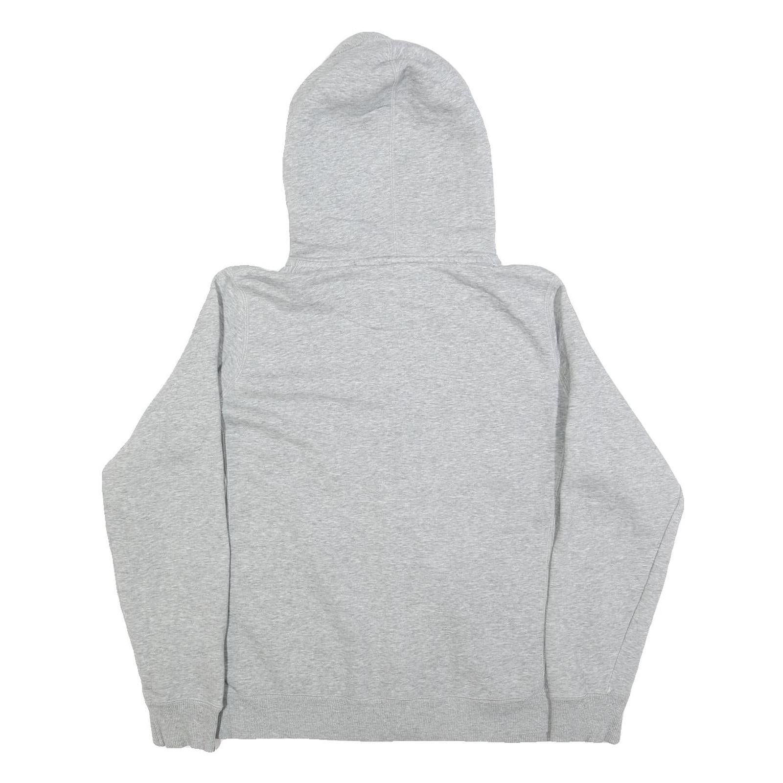 NIKE Womens Grey Pullover Hoodie XL Zip Up Casual Cotton Blend Sweatshirt