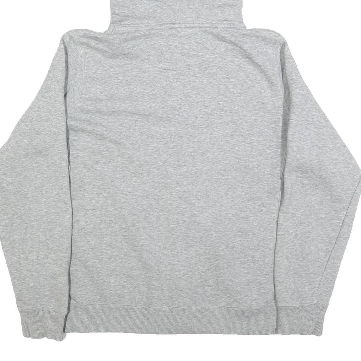 NIKE Womens Grey Pullover Hoodie XL Zip Up Casual Cotton Blend Sweatshirt