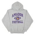 THE COTTON EXCHANGE Mens Grey Amador Football Hoodie M Casual Cotton Blend