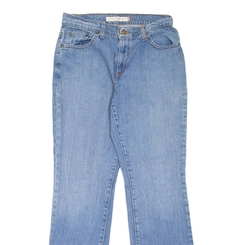 LEVI'S 550 Womens Jeans Blue Relaxed Bootcut Stone Wash W28 L31