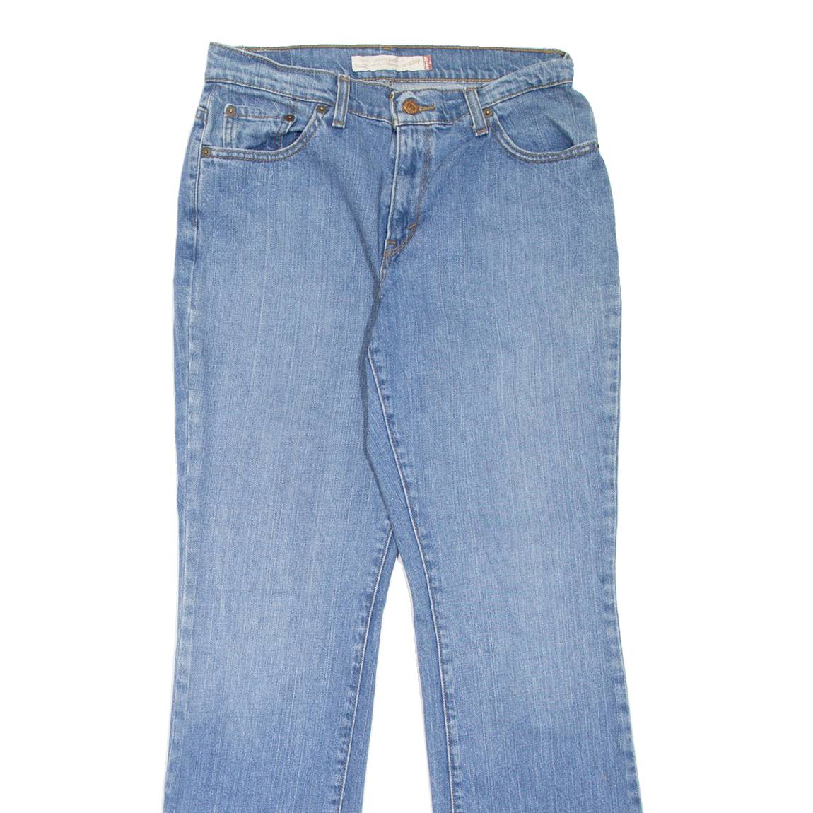 LEVI'S 550 Womens Jeans Blue Relaxed Bootcut Stone Wash W28 L31