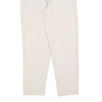 MADPANTS Womens Polyester Blend Beige Regular Fit Straight Trousers W26 L28