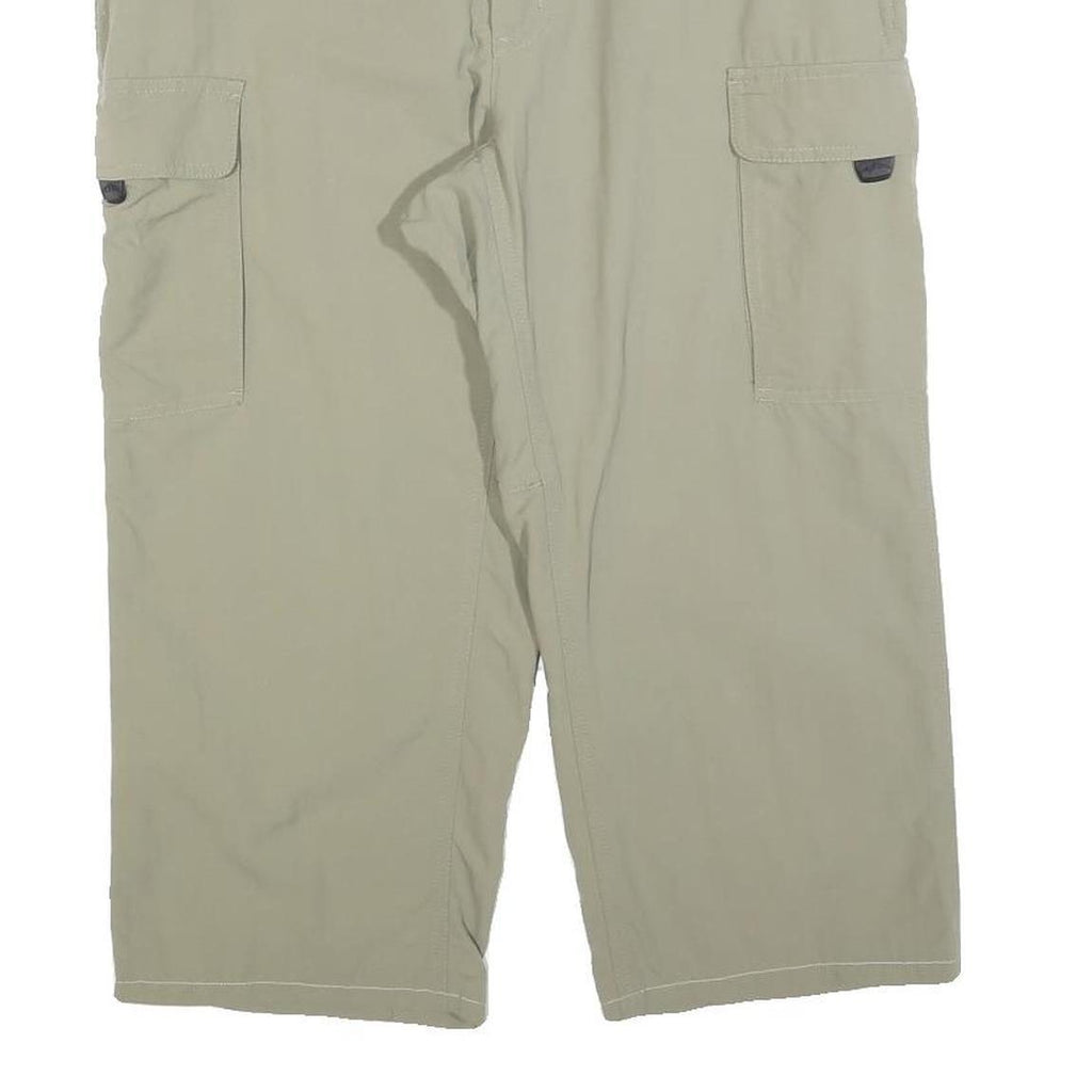 COLUMBIA Womens Relaxed Beige Cargo Zip Trousers W30 L21 Outdoor Casual