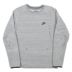 NIKE Mens Grey Sweatshirt Crew Neck S Lightweight Casual Sports Pullover