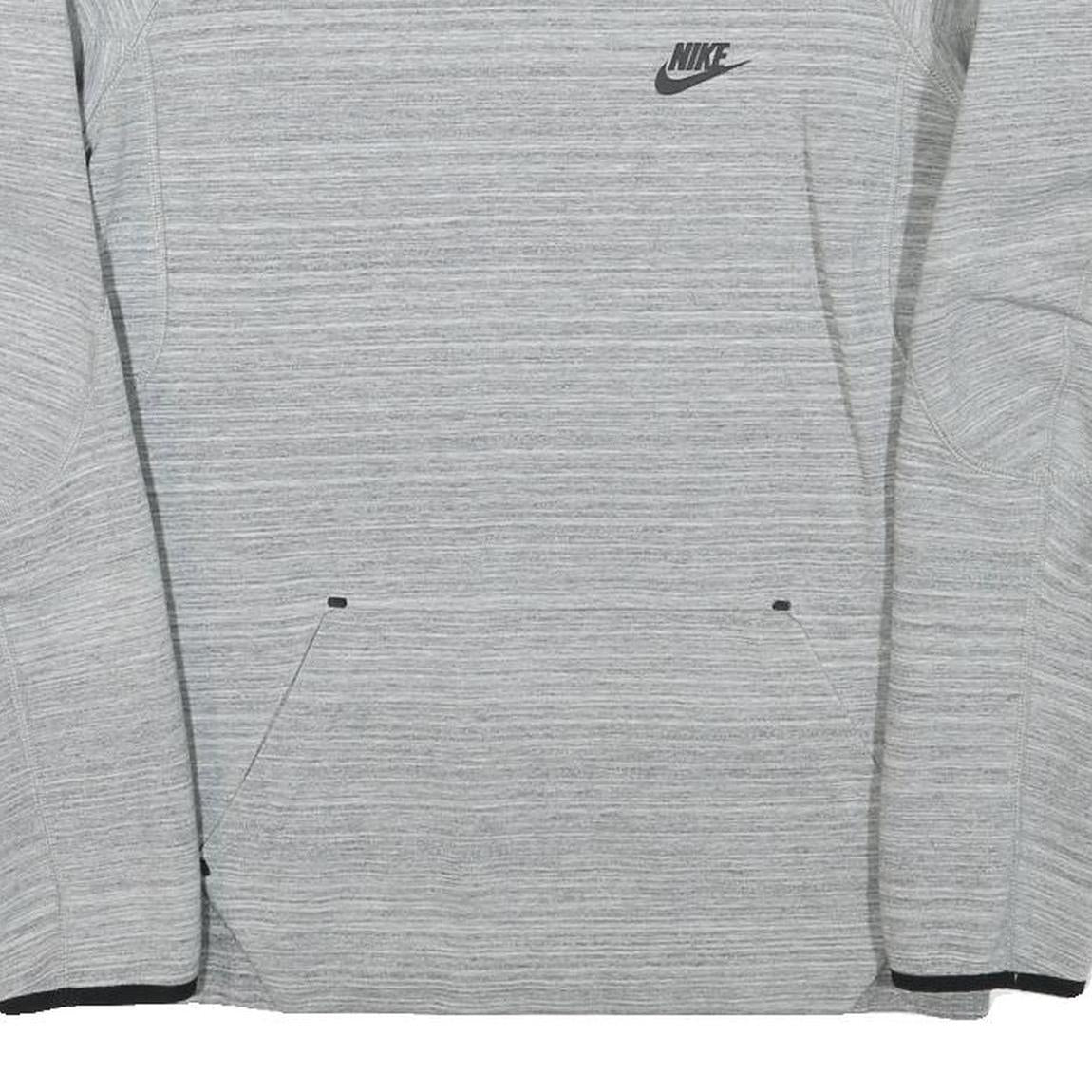 NIKE Mens Grey Sweatshirt Crew Neck S Lightweight Casual Sports Pullover