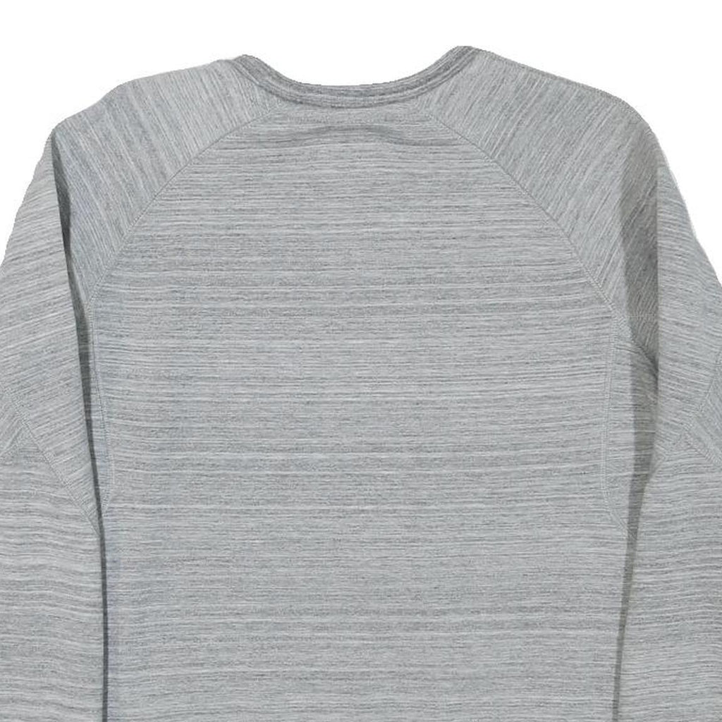 NIKE Mens Grey Sweatshirt Crew Neck S Lightweight Casual Sports Pullover