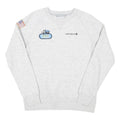 CARHARTT Mens Grey B & H Disposal Crew Neck M Sweatshirt Cotton Blend Relaxed