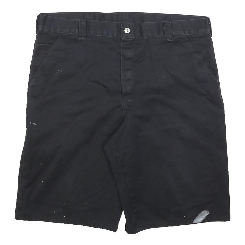 DICKIES Mens Black Cotton Blend Casual Shorts XL W40 Workwear Durable