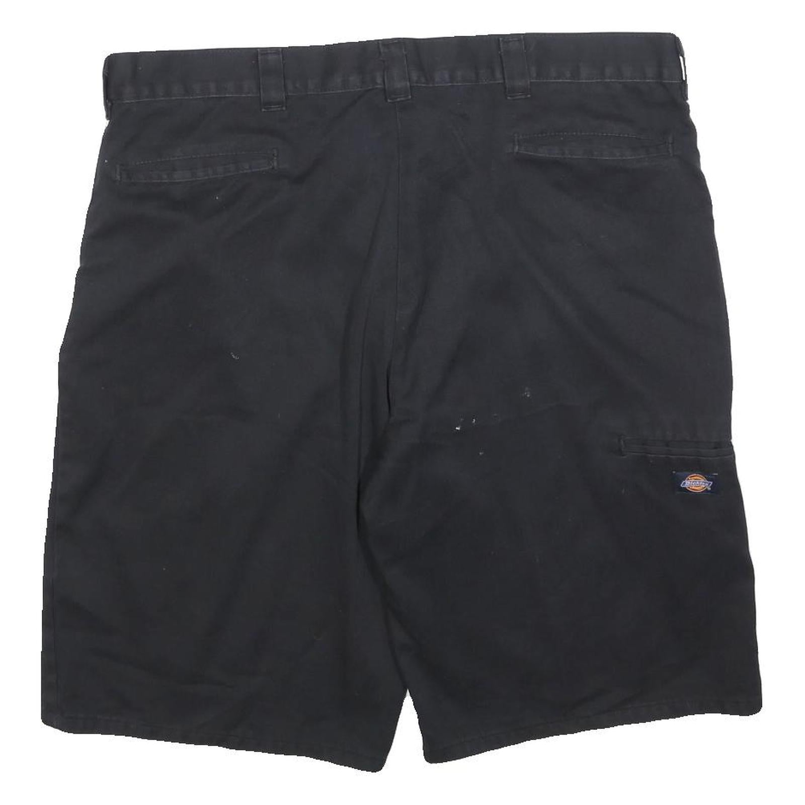 DICKIES Mens Black Cotton Blend Casual Shorts XL W40 Workwear Durable