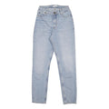 SANDRO Womens Jeans Blue Slim Skinny Denim Light W24 L28 Cotton Blend Zip