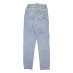 SANDRO Womens Jeans Blue Slim Skinny Denim Light W24 L28 Cotton Blend Zip