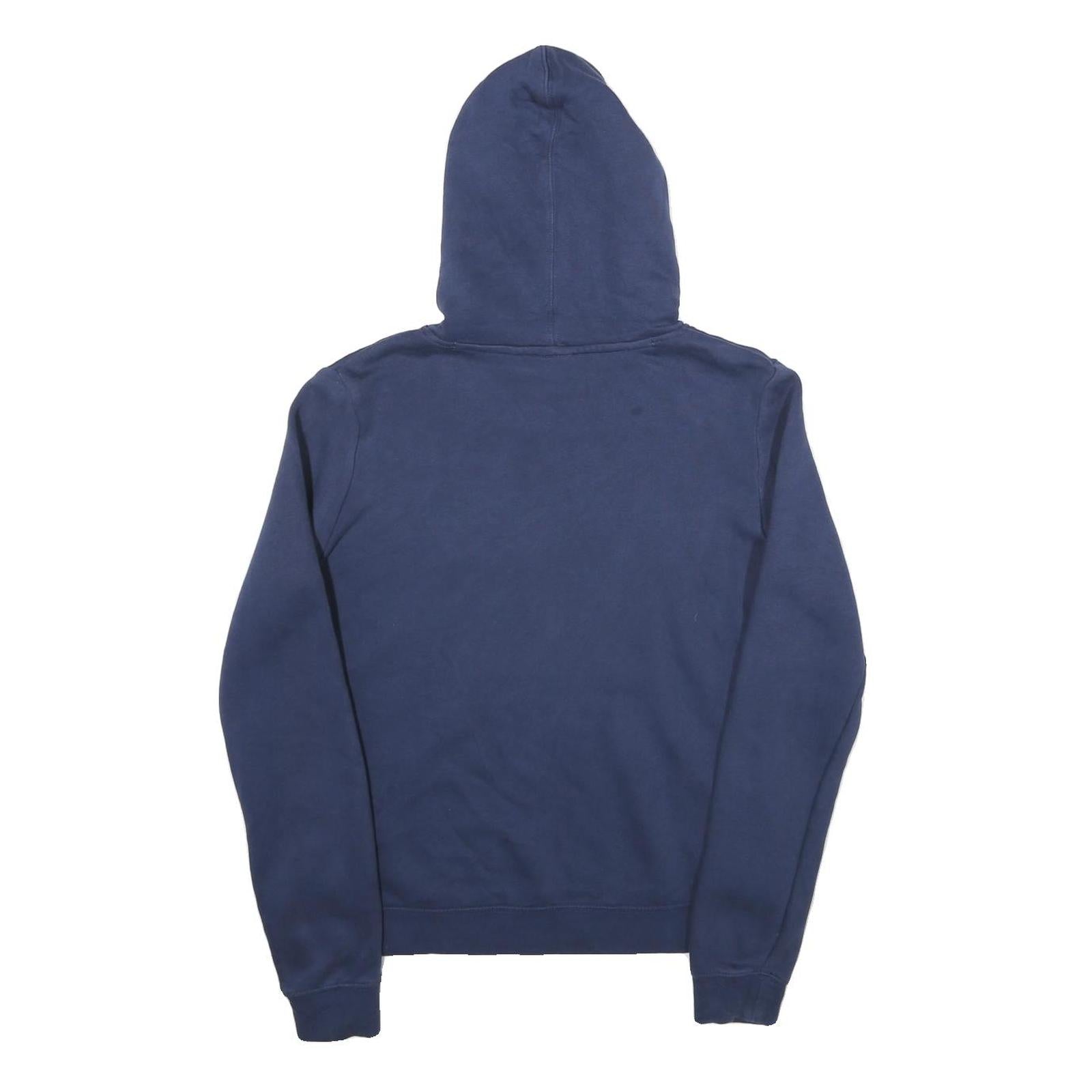 NIKE Womens Blue Pine Creek Volleyball Pullover Hoodie M Cotton Blend