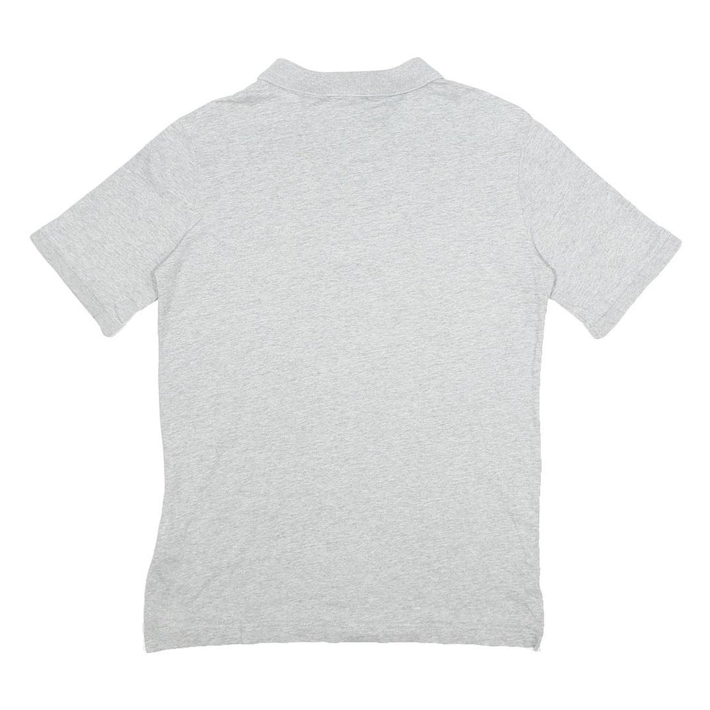 NIKE Boys Grey Short Sleeve Polo Shirt XL Cotton Basic Casual Sportswear