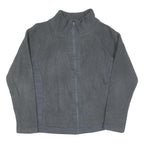 FILA Womens Grey Jacket XL Cotton Blend Plain Zip Casual Sportswear