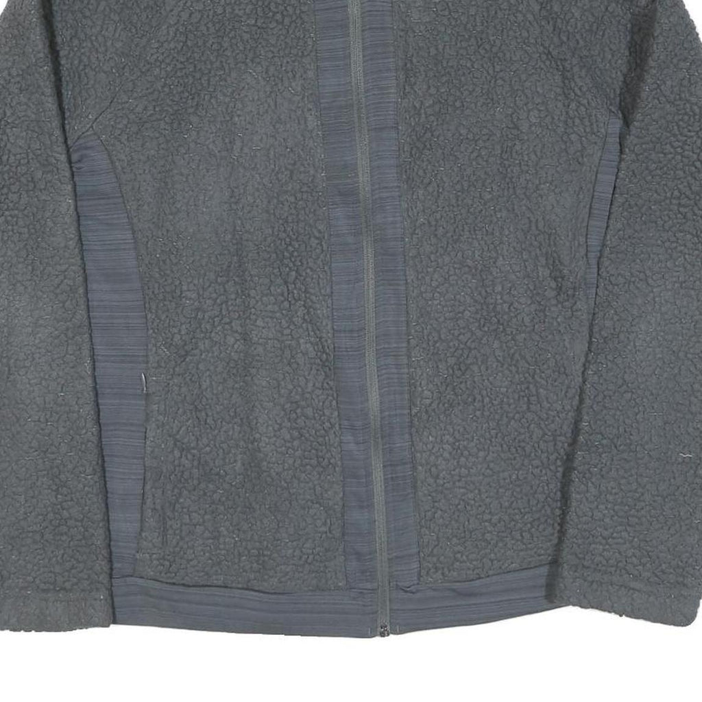 FILA Womens Grey Jacket XL Cotton Blend Plain Zip Casual Sportswear