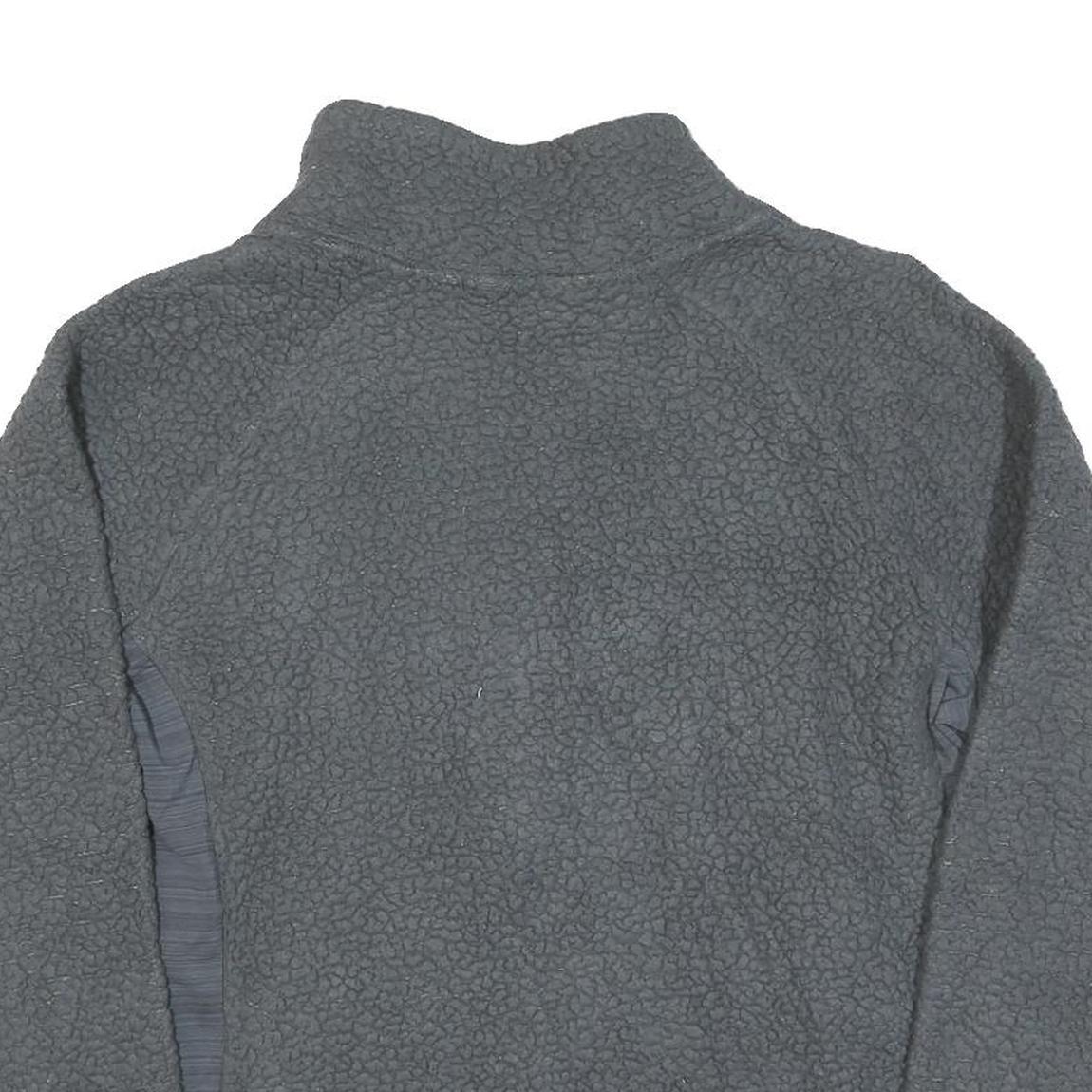 FILA Womens Grey Jacket XL Cotton Blend Plain Zip Casual Sportswear