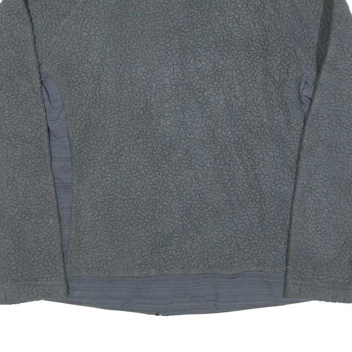 FILA Womens Grey Jacket XL Cotton Blend Plain Zip Casual Sportswear