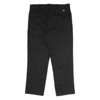 DICKIES Mens Black Classic Zip Trousers W40 L32 Workwear Durable Fit